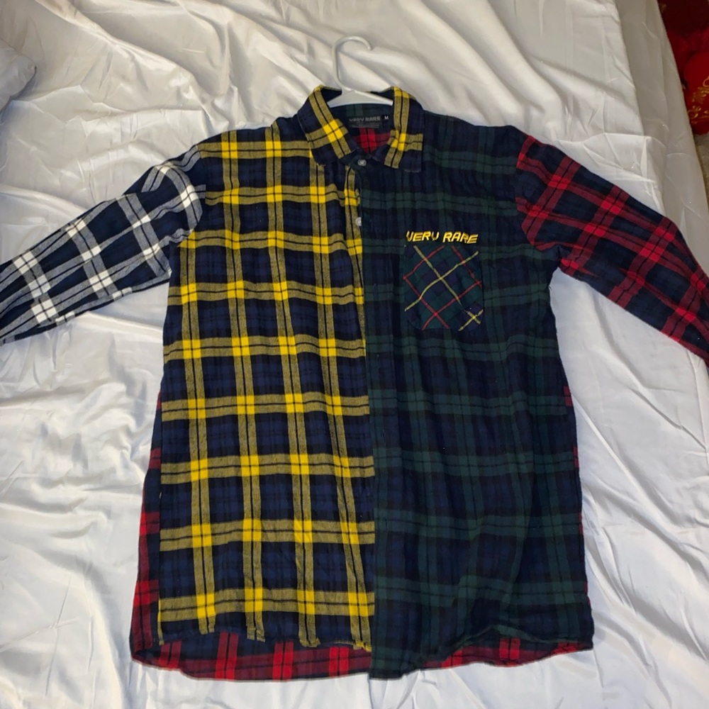 Mismatched flannel